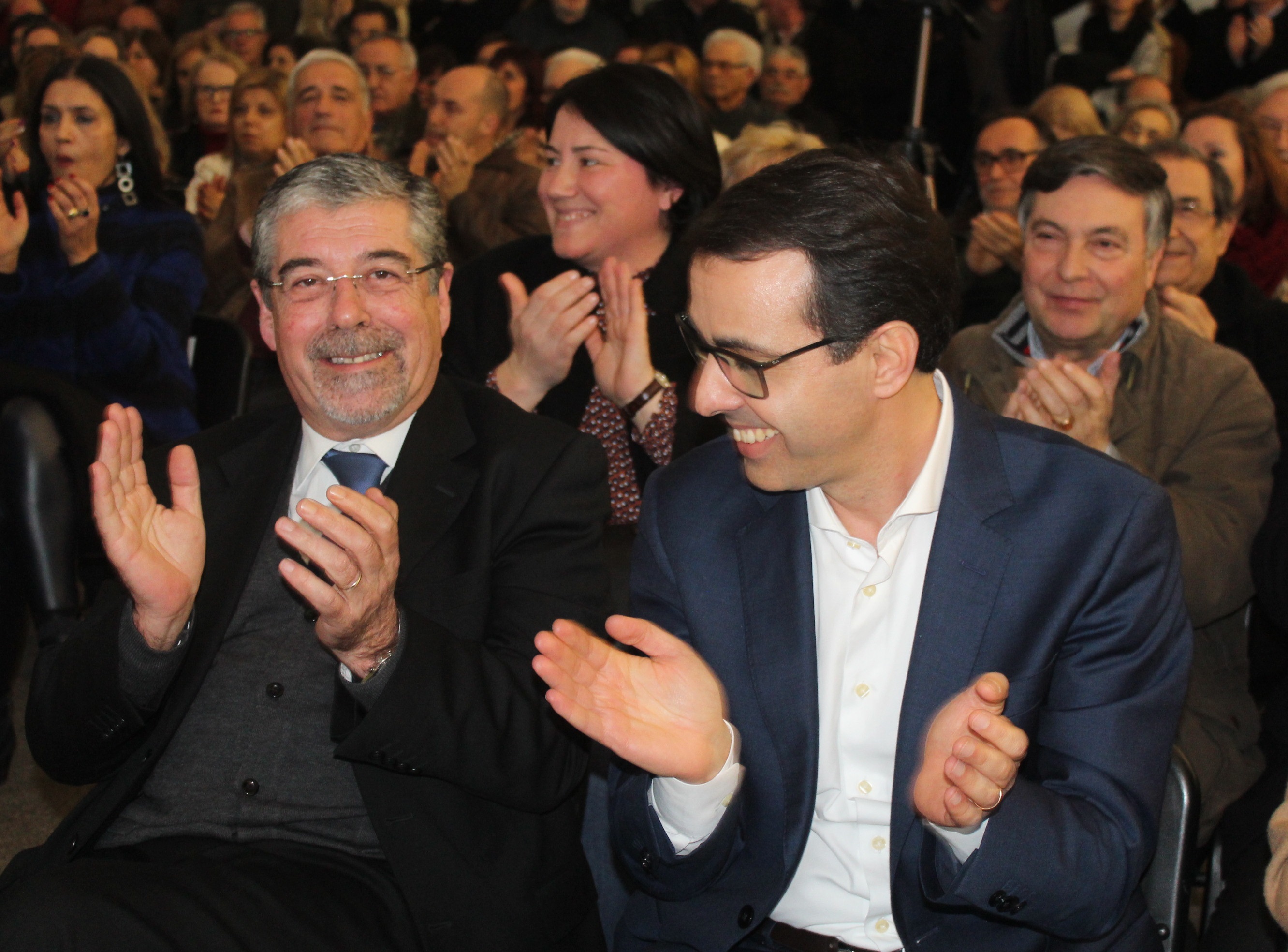 O Mandatário Manuel Machado e o candidato Luís Antunes