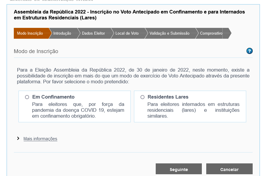 Inscrição indevida no portal do voto antecipado é crime eleitoral