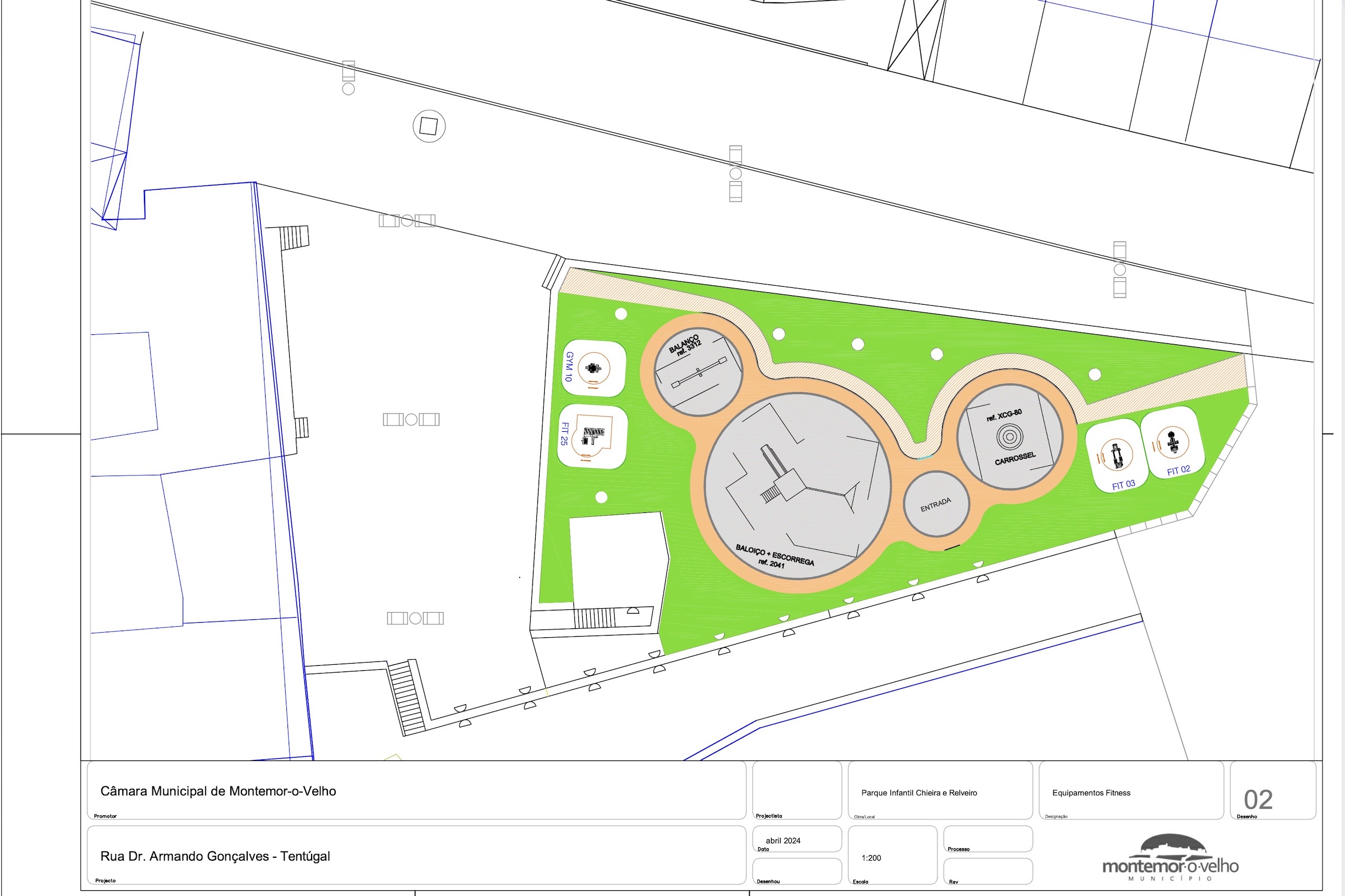 Tentúgal vai ter 2 parques com equipamentos fitness de exterior